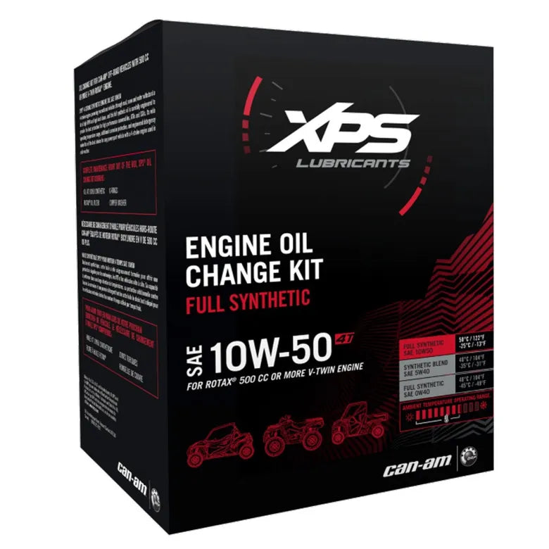 CAN-AM OIL CHANGE KIT 10W50 500 CC + V2