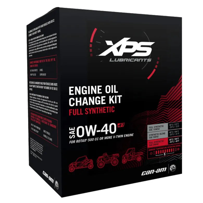 CAN-AM OIL CHANGE KIT 0W40 500 CC + V2